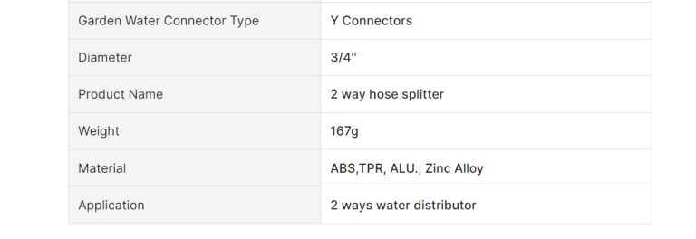 Compatible fittings for garden tap splitters Best Chinese Manufacturer